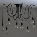 Axyaa Spider Chandelier Modern Pendant Lights E27 Industrial Ceiling Fixture