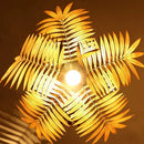 Axyaa LED Coconut Tree Chandelier - Tropical Bohemian Style Lighting