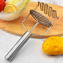 Axyaa Stainless Steel Potato Press Wavy Ricer Crusher Baking Kitchen Tools