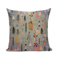 Axyaa Merry Christmas Decor Pillow Cover Set 45x45cm Linen Noel Cushion Cases