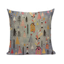 Axyaa Merry Christmas Decor Pillow Cover Set 45x45cm Linen Noel Cushion Cases