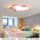 Pink Heart Chandelier by Axyaa - Nordic Ceiling Light for Kids Room