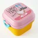 Axyaa Cartoon Lunch Box: Portable 2 Layer Bento, Microwaveable, Colorful Kids Container