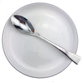 Axyaa Silver 304 Stainless Steel Cutlery Set - Elegant Mirror Finish Dinnerware Steak Fork Knife
