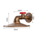Axyaa Industrial Iron Steampunk Wall Light Fixture for Bedroom, Living Room & Bar