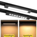Axyaa LED Track Lamps: Modern 20/30W Ceiling Floodlight for Home and Store Lighting