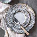 Axya Wedding Tableware Set - Ceramic Cups, Bowls, and Plates