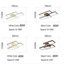 Axyaa Modern LED Ceiling Light Fixture for Living Room Bedroom, Dimmable and Sleek