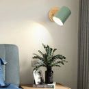 Axyaa Wooden GU10 Wall Lamp in 6 Colors - Nordic Indoor Wall Light