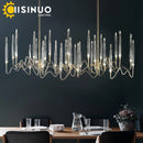 Axyaa Nordic Luxury Crystal LED Chandelier Tree Branch Pendant Lamp