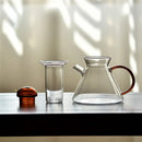 Axya Glass Teapot & Teacup Set - Stained Glass Design, High Temperature Resistant