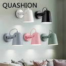 Nordic Macaron LED Wall Lamp by Axyaa - Adjustable Lighting Sconces for Home Decors