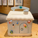 Axyaa Cute House Money Box Piggy Bank for Kids & Adults, Big Size Savings Box
