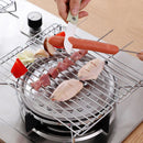Axyaa Stainless Steel Mini Gas BBQ Grill for Outdoor Cooking