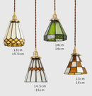 Axyaa Nordic Glass Copper Pendant Lamp - Vintage Style LED Lighting