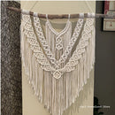Axyaa Macrame Bobo Tapestry Wall Hanging Hand-woven Home Decor Tassel Art Nordic Style