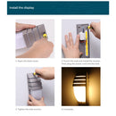 Axyaa Outdoor LED Wall Lamps with Radar Motion Sensor - Waterproof Sconce for Garden and Porch