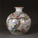 Axyaa Blue and White Qing Dynasty Porcelain Vase - Jiangnan Water Town Pattern