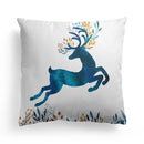 Watercolor Elk Series Polyester Pillow Case Branded for Axyaa