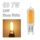 Axyaa G9 LED Bulb 5W 7W 10W COB Glass Chandelier Spotlight Replace Halogen Lamp
