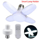 Axyaa 28W E27 LED Fan Blade Bulb with Remote Controller for Ceiling Light