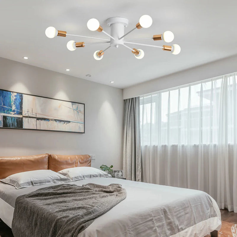 Axyaa Retro Nordic Sputnik Chandelier for Home Decor.