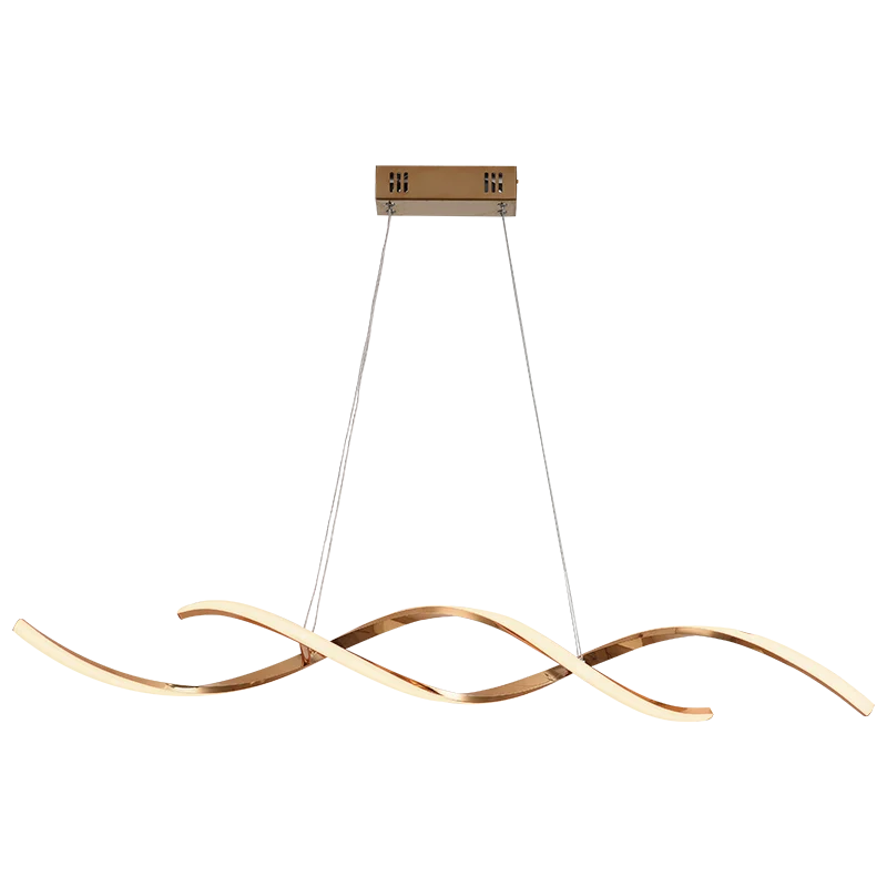 Nordic Style LED Pendant Light by Axyaa - Modern Chrome/Gold Finish