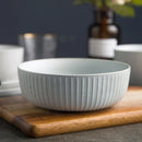 Axya Ceramic Dessert Plate Set: White Dot Design, Restaurant Quality Tableware & Rice Bowl