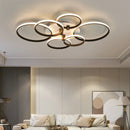 Axyaa Modern LED Ceiling Light for Children Room, Living Room, Bedroom - White Finish