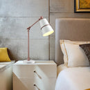 Axyaa Nordic Glass Table Lamp: Modern Iron Home Decor Study Light