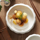 Axyaa Irregular Ceramic Seasoning Bowls Soup Basins Dessert Plates Creative Tableware