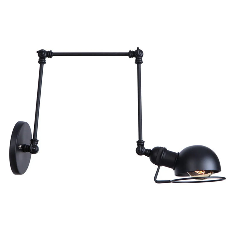 Axyaa Metal Head Bar Wall Sconce Light for Country Rural Spaces