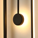 Luxury Nordic LED Wall Lamp Clock Modern Black/Gold Axyaa Brand