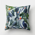 Axyaa Tropical Plants & Hibiscus Flower Pillow Cover Collection