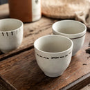 Axya Ceramic Teacup Set, 150ml Creative Coffee Drinking Cups