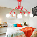 Axyaa Iron Chandelier Ceiling Light for Modern Home Living Room Bedroom