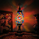 Axyaa Mosaic Glass Table Lamp: Vintage Art Deco Handcrafted Romantic Bed Light