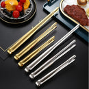 Axyaa Stainless Steel Food Clip Tongs - Premium Quality Utensil for Cooking and Grilling