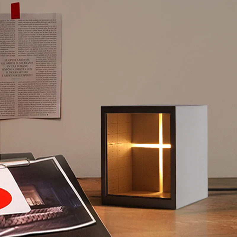 Axyaa Retro Cement Church Table Lamp Night Lights