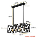 Axyaa Vintage Iron Loft Chandelier for Living Dining Room, Bar, Cafe Restaurant.