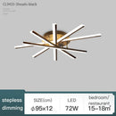 Axyaa LED Chandelier Ceiling Light: Modern, Minimalist, Dimmable for Living Room, Bedroom, Dining