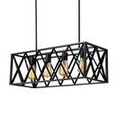 Axyaa Vintage Iron Loft Chandelier for Living Dining Room, Bar, Cafe Restaurant.