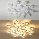 Axyaa Modern LED Star Chandelier with Remote Control – Indoor Lighting for Home