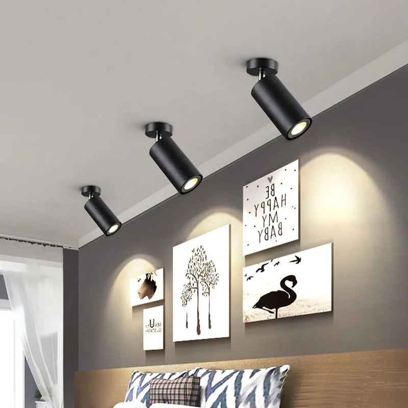 Axyaa 5W Nordic LED Ceiling Lights - Industrial Style Fixtures for Living Rooms and Restaurants