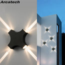 Axyaa 12W LED Wall Spotlight Outdoor Waterproof Indoor Sconce NR-274