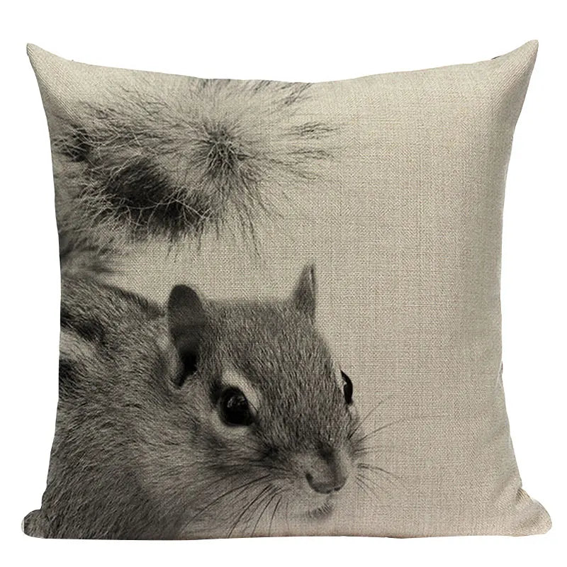 Axyaa Animal Print Cushion Covers - High Quality Decorative Pillows for Sofa
