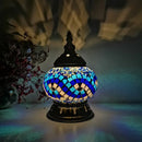 Axyaa Hand-inlaid Glass Mosaic Turkish Night Lamp for Bedroom Living Room