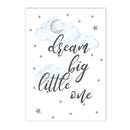 Axyaa Baby Bear Cloud Print Nursery Wall Art Kids Room Decor