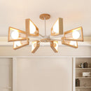 Axyaa Windmill Chandelier with E27 LED Lights for Modern Living Room & Bedroom