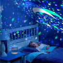 Axya Star Moon LED Night Light Projector for Kids' Bedroom & Nursery